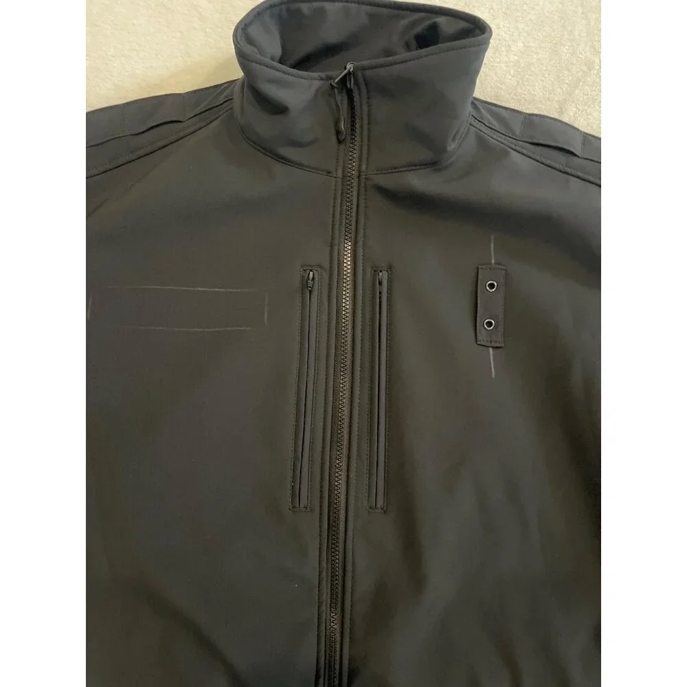 New Spiewak S318ZX Soft Shell Jacket Mens Large Long Dark Navy